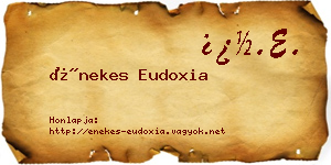 Énekes Eudoxia névjegykártya